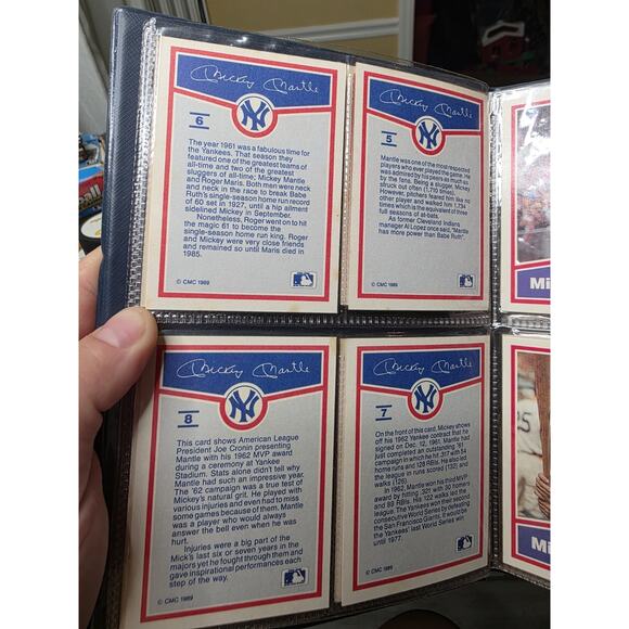 Mickey Mantle Baseball Card Lot (20) New York Yankees #7 Collector Reprint - Picture 4 of 16